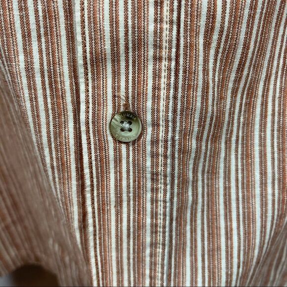 Columbia Short Sleeve Striped Button Down Shirt - Picture 11 of 15